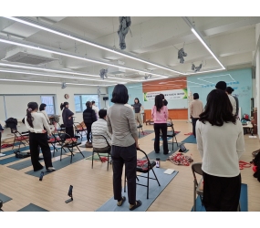대상별요가지도사 자격증 취득 [시니어요가의 이론과 실제]-한미경 교수님